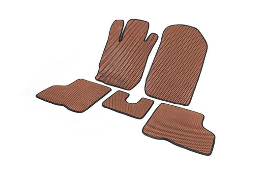 EVA mats for Russian Kaptur (Brown) for Renault Captur 2013-2019 - Reelken Auto