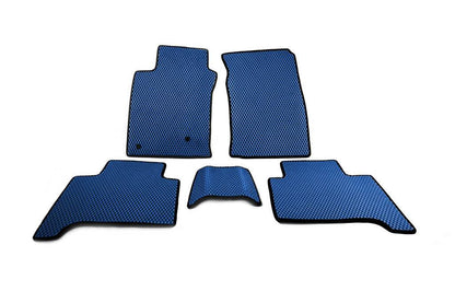 EVA mats (2 rows, Blue) for Toyota Land Cruiser Prado 120 - Reelken Auto