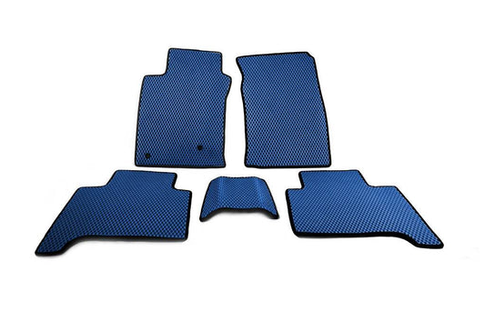 EVA mats (2 rows, Blue) for Toyota Land Cruiser Prado 120 - Reelken Auto