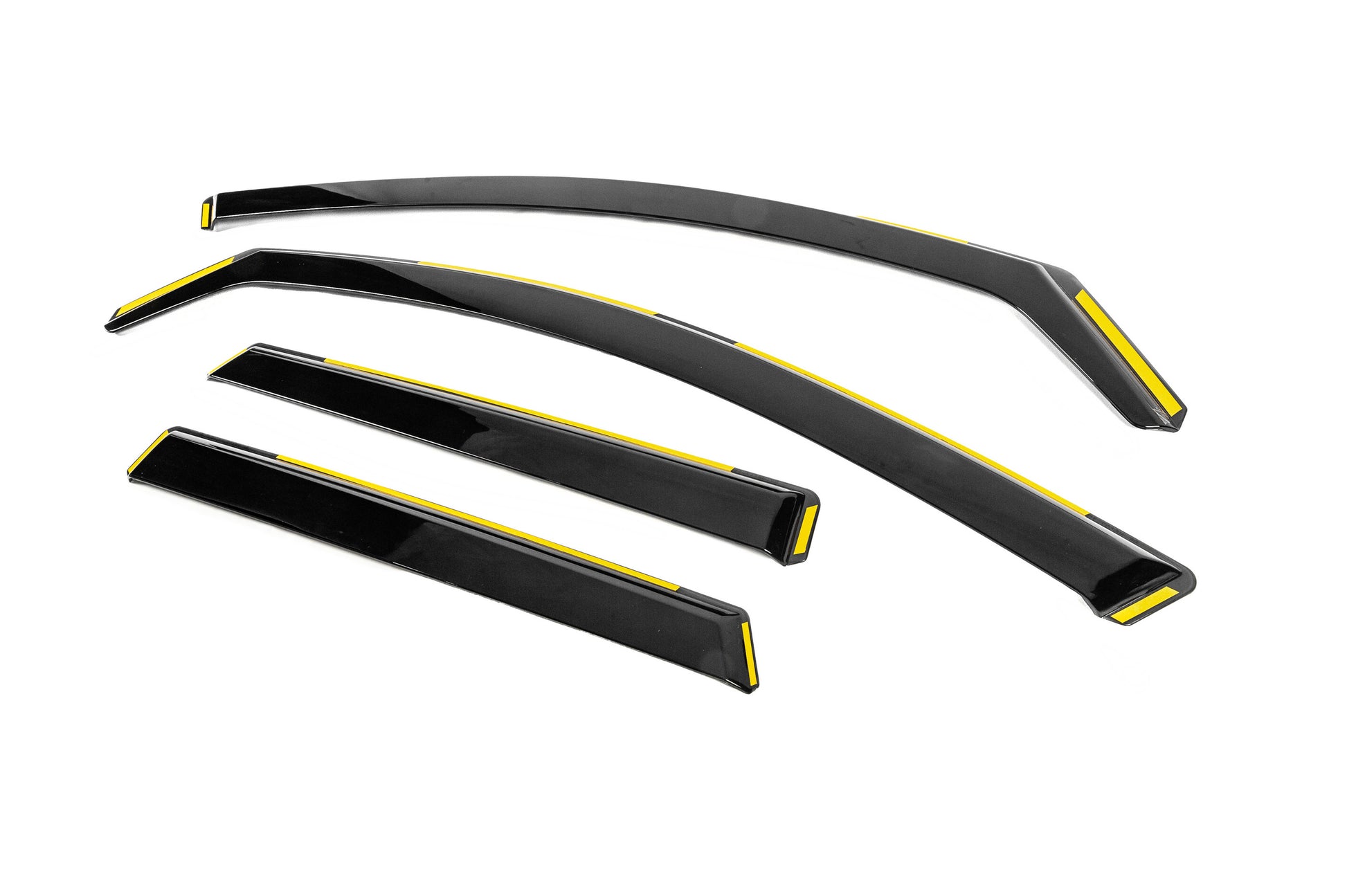 In-channel window deflectors Niken Luxury (Avant, 4 pcs) for Audi A6 C7 2011-2017 - image 2