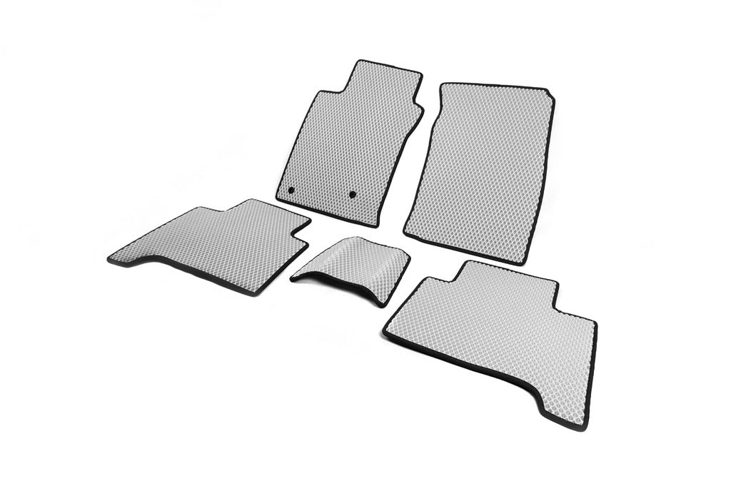 EVA Floor Mats (2 Rows, Gray) for Toyota Land Cruiser Prado 120 2002-2009 - image 2