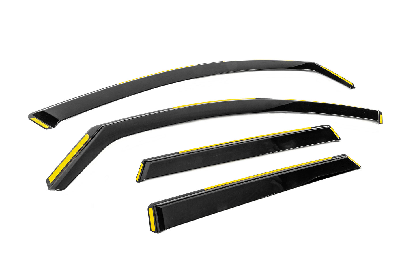 In-Channel Wind Deflectors Niken Luxury (SW, 4 pcs) for Audi A6 C7 2011-2017 - image 3