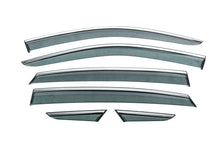 Window Deflectors with Chrome Trim Niken Luxury (6 pcs) for Toyota Venza 2020- - image 1