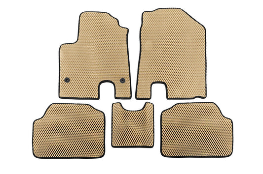 EVA Floor Mats (E-Niro 2018-2022, Beige) for Kia Niro 2016–2021 - image 1