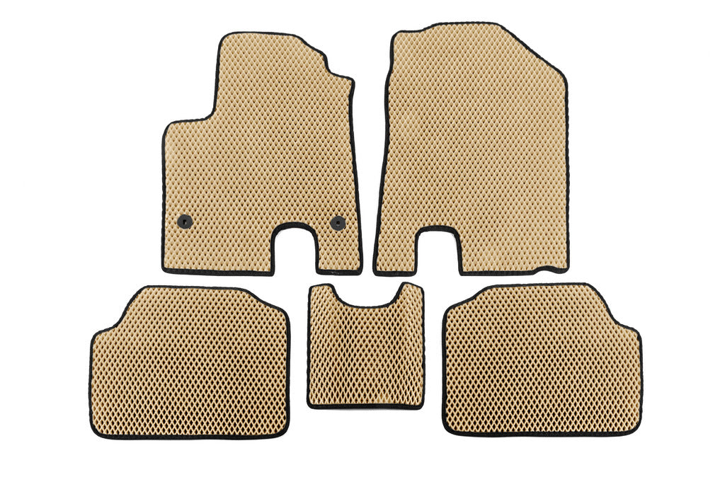 EVA Floor Mats (E-Niro 2018-2022, Beige) for Kia Niro 2016- - image 1