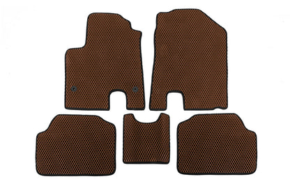 EVA Floor Mats (E-Niro 2018-2022, Brown) for Kia Niro 2016- - image 1