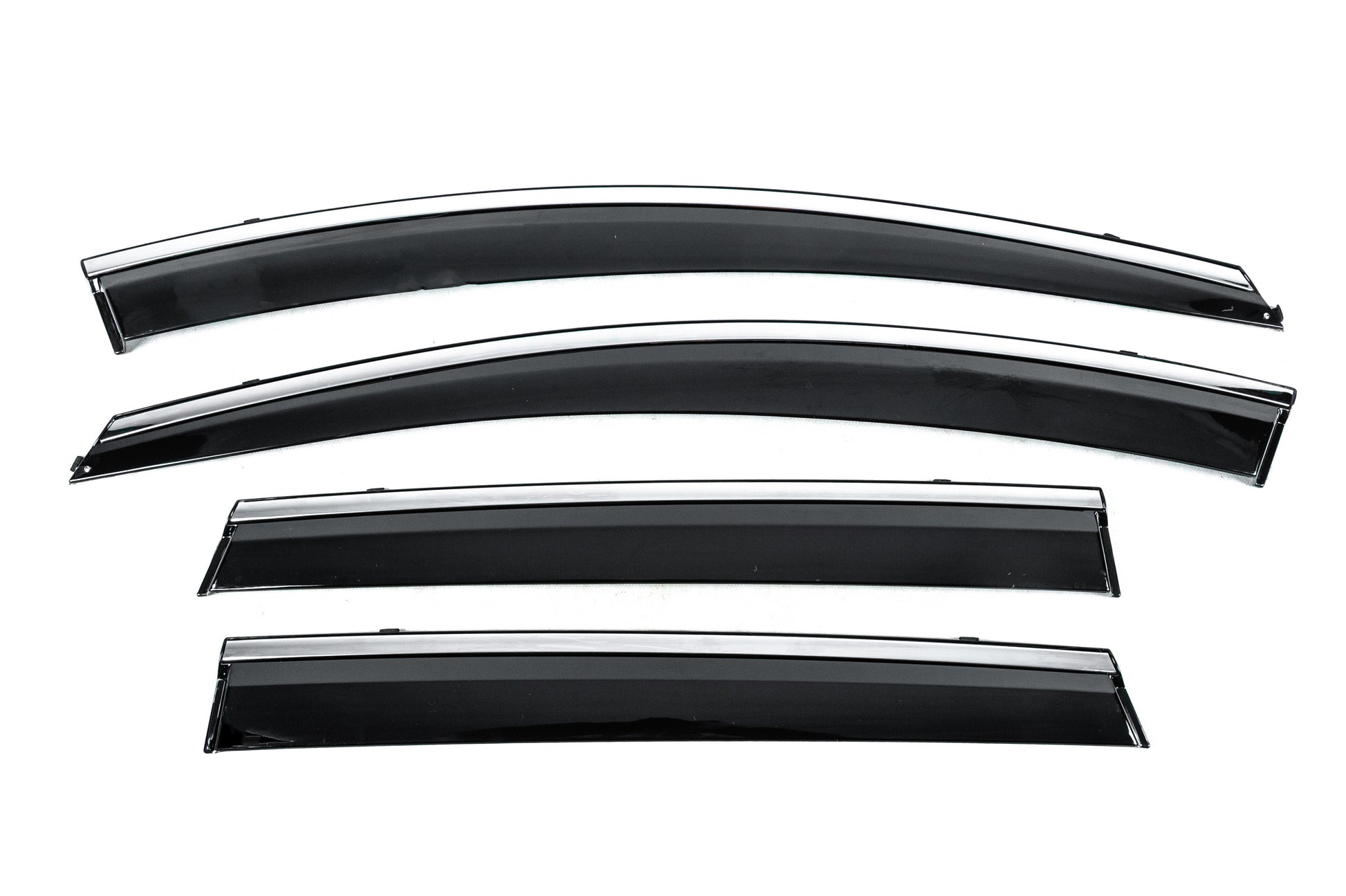 Window Deflectors with Chrome Trim Niken Luxury (4 pcs) for Nissan Murano 2014- - image 1