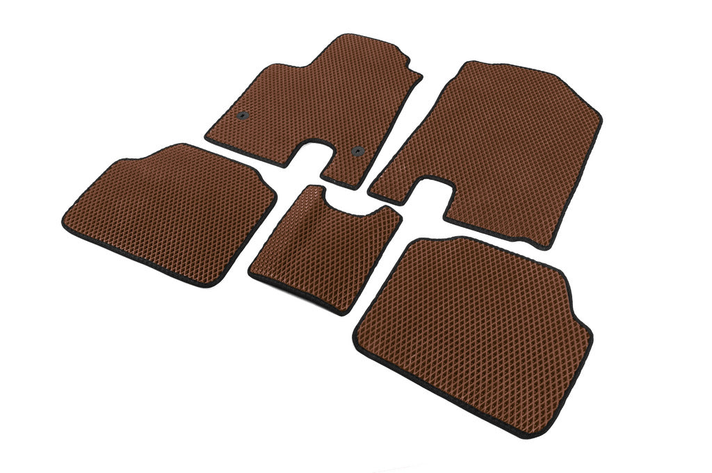 EVA Floor Mats (E-Niro 2018-2022, Brown) for Kia Niro 2016- - image 2
