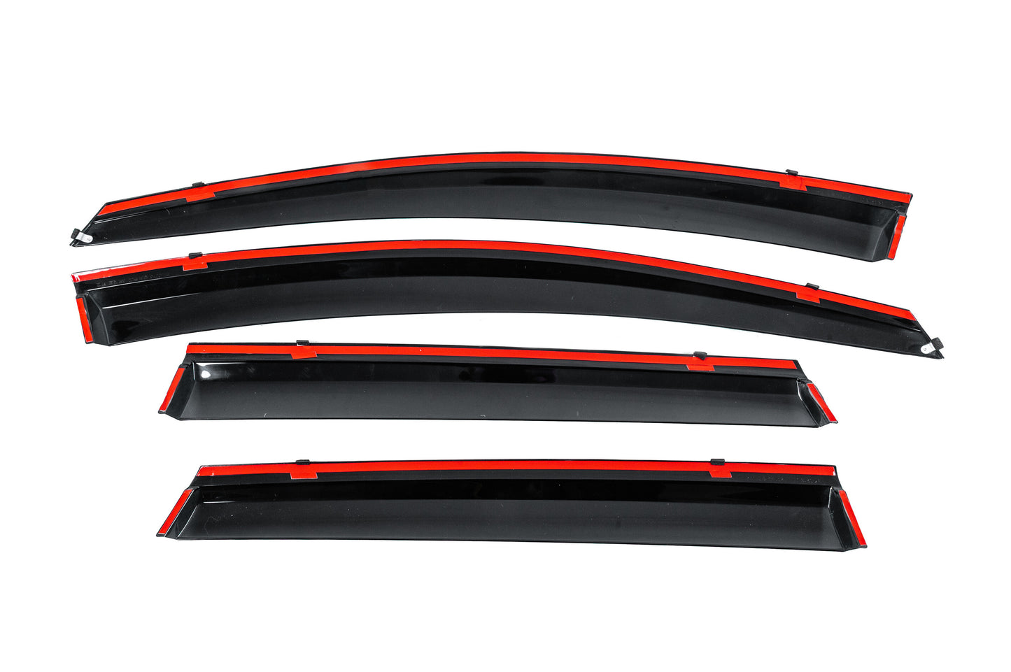 Window Deflectors with Chrome Trim Niken Luxury (4 pcs) for Nissan Murano 2014- - image 4