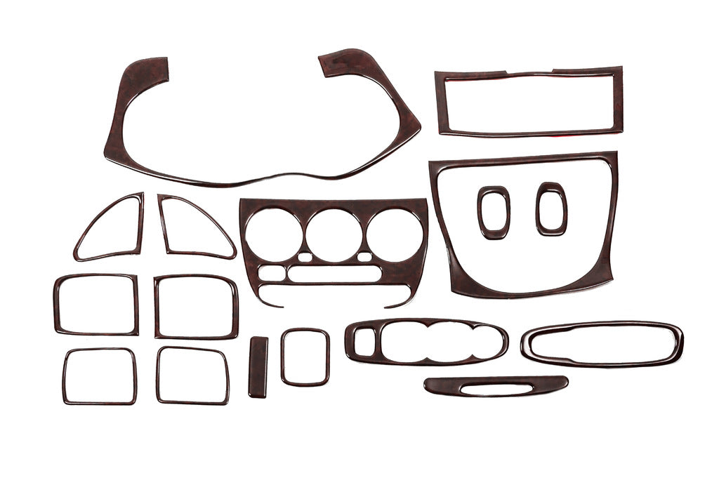 Dashboard Trim Wood Look for Hyundai Accent 2000-2006 - image 1