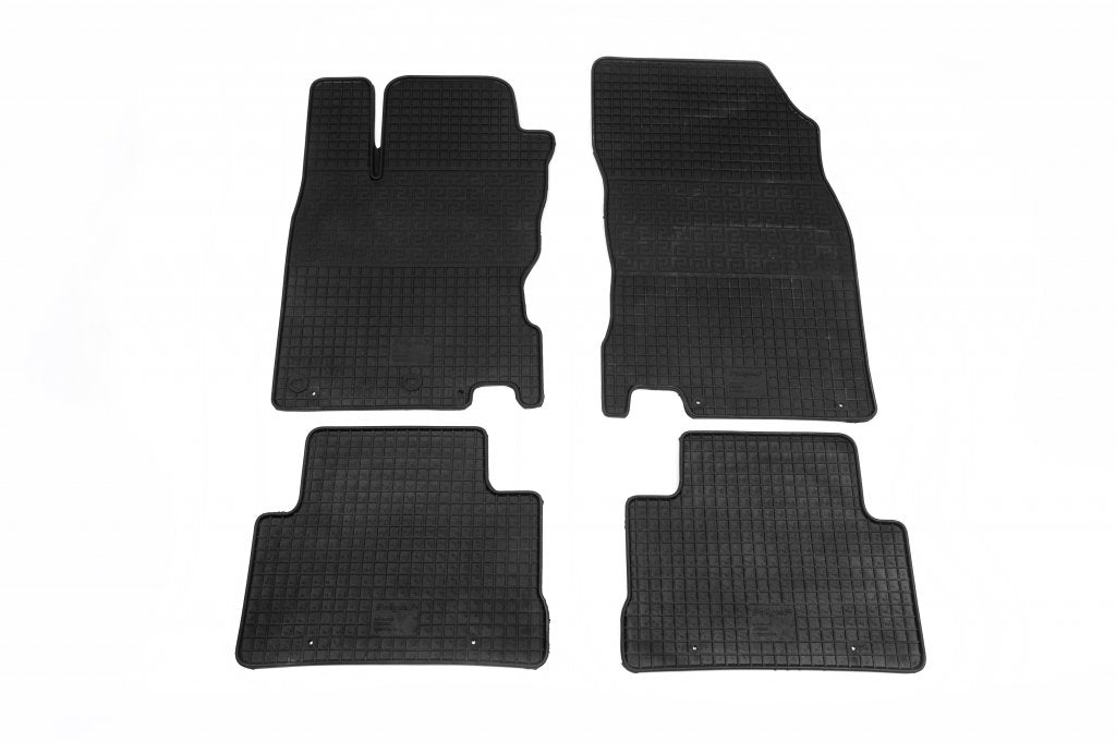 Rubber Floor Mats (4 pcs, Polytep) for Nissan Qashqai 2014-2021 - image 1