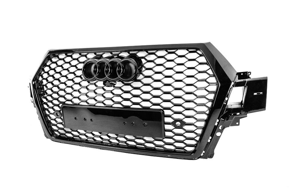RS-style front grille (2015-2019, black) for Audi Q7 2015- - image 5