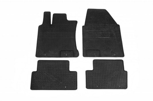 Rubber mats (4 pieces, Polytep) for Nissan Qashqai 2007-2010 - Reelken Auto