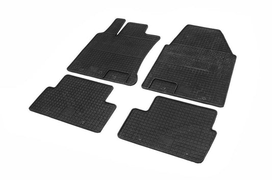 Rubber mats (4 pieces, Polytep) for Nissan Qashqai 2010-2014 - Reelken Auto