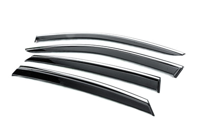 Window Deflectors with Chrome Trim Niken Luxury (4 pcs) for Toyota Venza 2020- - image 2