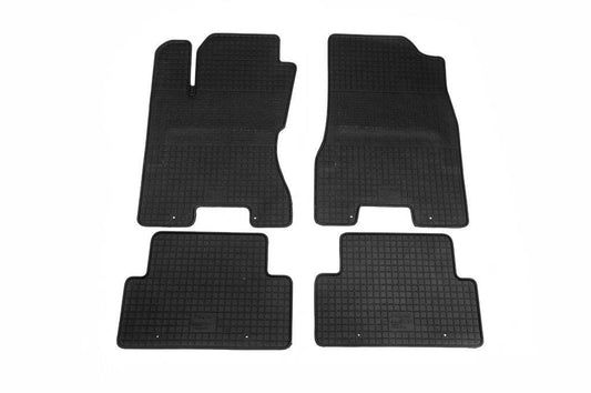 Rubber mats (4 pieces, Polytep) for Nissan X-trail T31 2007-2014 - Reelken Auto