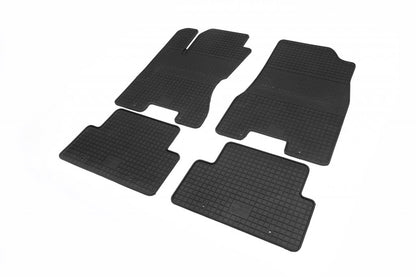 Rubber Floor Mats (4 pcs, Polytep) for Nissan X-trail T31 2007-2014 - image 1
