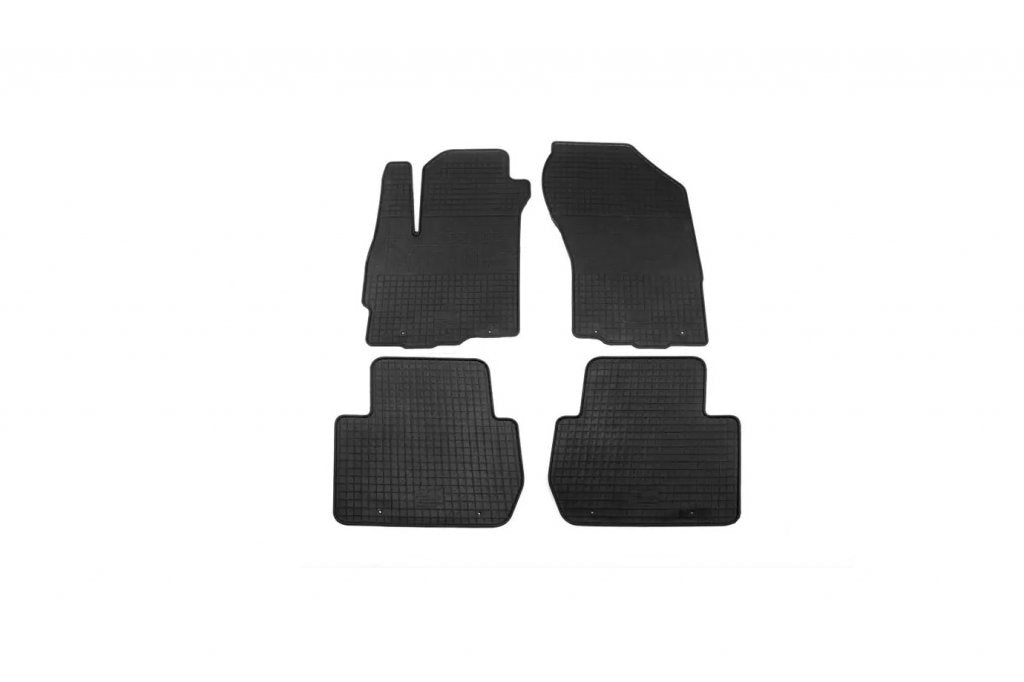Rubber Floor Mats (4 pcs, Polytep) for Mitsubishi Outlander 2006-2012 - image 2