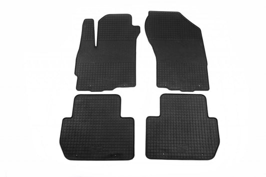Rubber Floor Mats (4 pcs, Polytep) for Peugeot 4007 2007-2013 - image 1