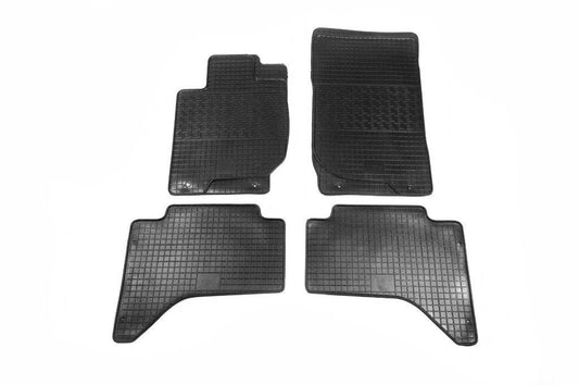 Rubber mats (4 pieces, Polytep) for Mitsubishi Pajero Sport 2008-2015 - Reelken Auto
