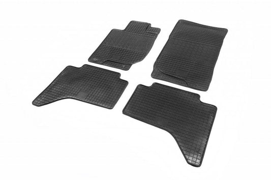 Rubber mats (4 pieces, Polytep) for Mitsubishi Pajero Sport 2008-2015 - Reelken Auto