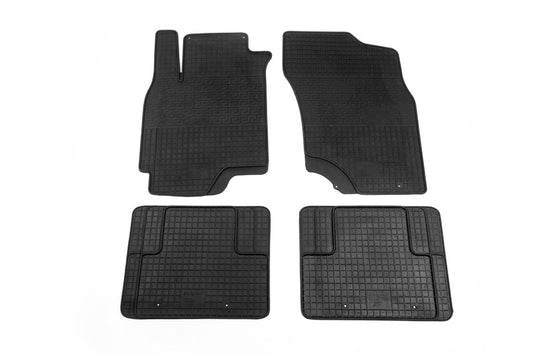 Rubber Floor Mats (4 pcs, Polytep) for Mitsubishi Outlander 2001-2006 - image 2