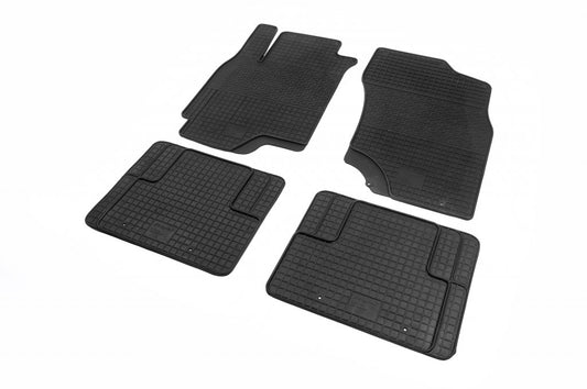 Rubber Floor Mats (4 pcs, Polytep) for Mitsubishi Lancer 9 2004-2008 - image 1