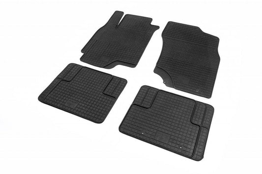 Rubber mats (4 pieces, Polytep) for Mitsubishi Lancer 9 2004-2008 - Reelken Auto