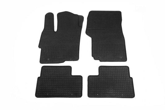 Rubber mats (4 pieces, Polytep) for Mitsubishi Lancer X 2008↗ - Reelken Auto