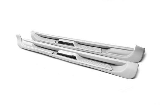 Side sills Sorento type (paintable) for Fiat Doblo I 2005-2010 - Reelken Auto