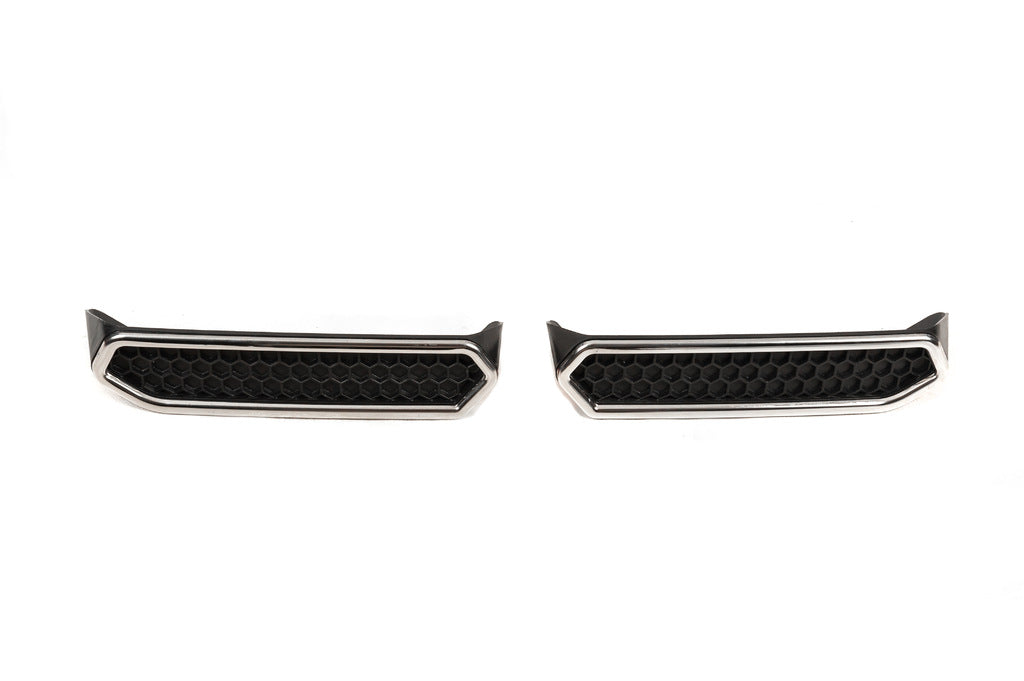 Exhaust tip trims for bumper (2 pcs, stainless steel) for Renault Clio IV 2012-2019 - image 3