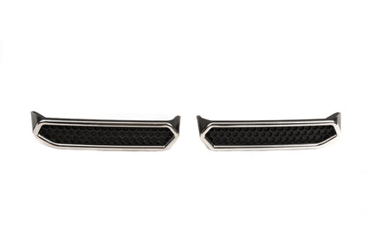 Exhaust tip trims for bumper (2 pcs, stainless steel) for Renault Clio IV 2012-2019 - image 3