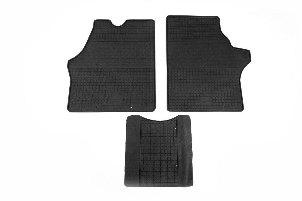 Rubber mats (3 pcs., Polytep) for Mercedes Vito W638 1996-2003 - Reelken Auto