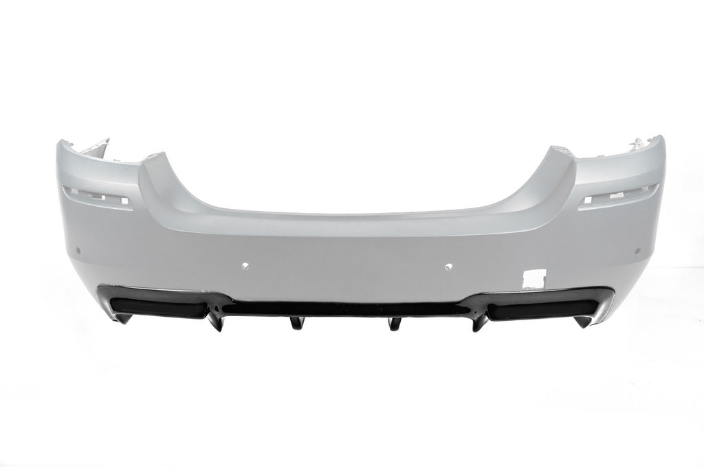 Rear diffuser DPT V-2 (for M-Performance, gloss black) for BMW 5 series F-10/11/07 2010-2016 - image 11