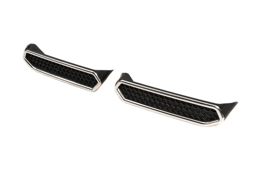 Exhaust tip trims for bumper (2 pcs, stainless steel) for Renault Clio IV 2012-2019 - image 2