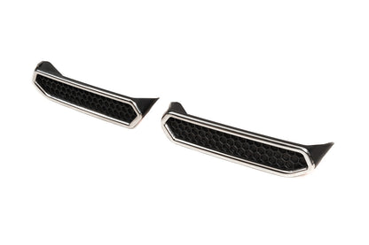 Exhaust tip trims for bumper (2 pcs, stainless steel) for Renault Clio IV 2012-2019 - image 2