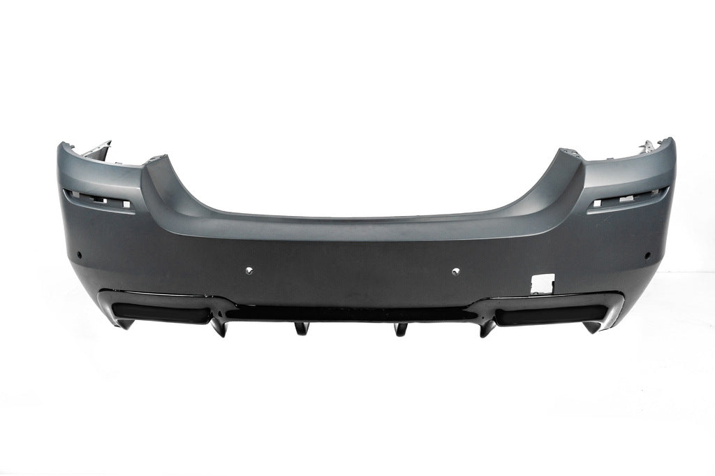 Rear diffuser DPT V-2 (for M-Performance, gloss black) for BMW 5 series F-10/11/07 2010-2016 - image 15