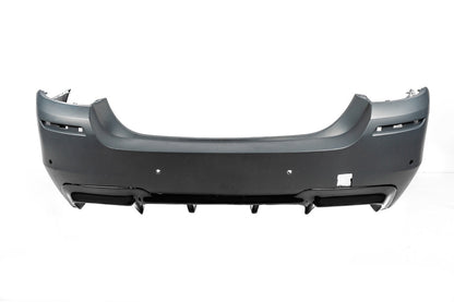 Rear diffuser DPT V-2 (for M-Performance, gloss black) for BMW 5 series F-10/11/07 2010-2016 - image 15
