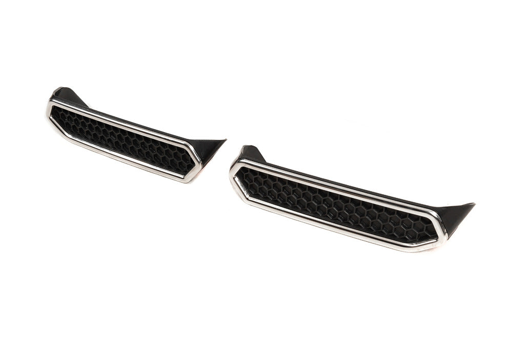 Exhaust tip trims for bumper (2 pcs, stainless steel) for Renault Clio IV 2012-2019 - image 2