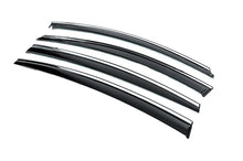 Window Deflectors with Chrome Trim Niken Luxury (4 pcs) for Hyundai Elantra (AD) 2015-2020 - image 2