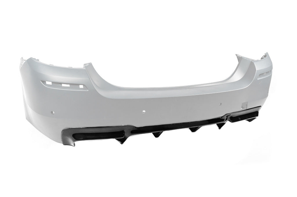 Rear diffuser DPT V-2 (for M-Performance, gloss black) for BMW 5 series F-10/11/07 2010-2016 - image 2