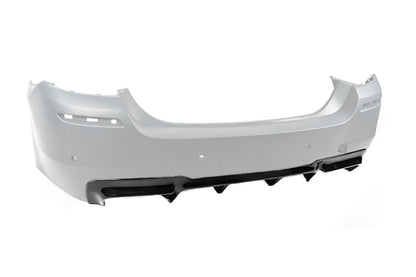Rear diffuser DPT V-2 (for M-Performance, gloss black) for BMW 5 series F-10/11/07 2010-2016 - image 2