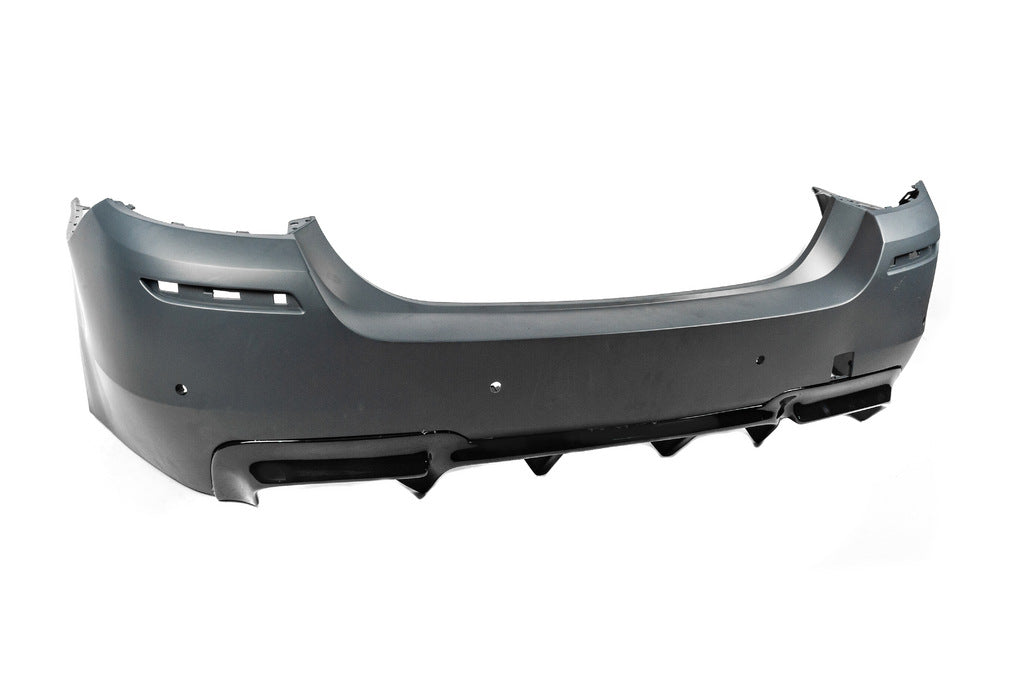 Rear diffuser DPT V-2 (for M-Performance, gloss black) for BMW 5 series F-10/11/07 2010-2016 - image 6