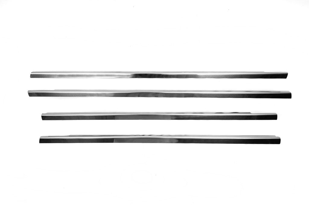 Lower window trim stainless steel (4 pcs) for Chevrolet Aveo T250 2005-2011 - image 5