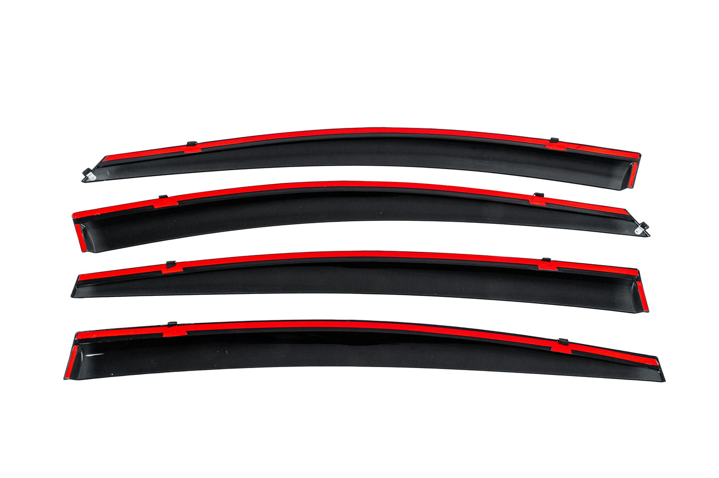 Window deflectors with chrome trim (4 pcs, Niken) for Hyundai Elantra (AD) 2015-2020 - image 6