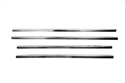 Lower window trim stainless steel (4 pcs) for Chevrolet Aveo T250 2005-2011 - image 5