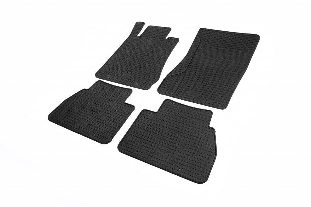 Rubber mats (4 pieces, Polytep) for Mercedes E-class W211 2002-2009 - Reelken Auto