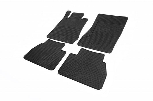 Rubber mats (4 pieces, Polytep) for Mercedes E-class W211 2002-2009 - Reelken Auto