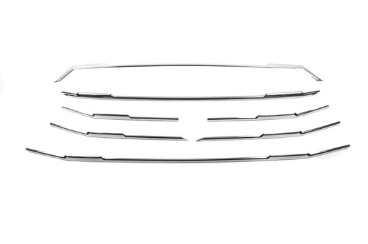 Chrome Grille Covers (Stainless Steel) for Ford Custom 2023- - image 2