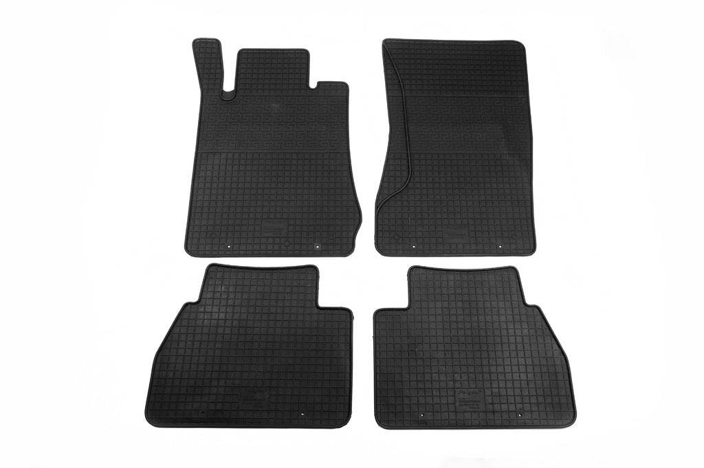 Rubber mats (4 pieces, Polytep) for Mercedes E-class W211 2002-2009 - Reelken Auto